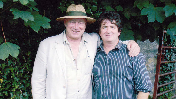 Keith Gray with Neil Innes of the Bonzo Dog Doo-Dah Band
